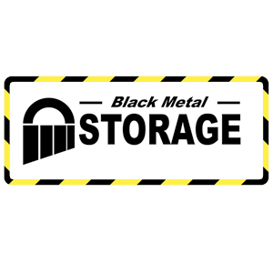Black Metal Storage