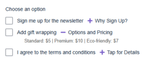 Expandable Details for Checkboxes in Gravity Forms